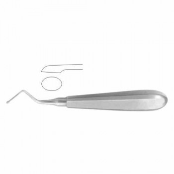 Kerpel Bone Curette Oval - Right Stainless Steel, 14.5 cm - 5 3/4"